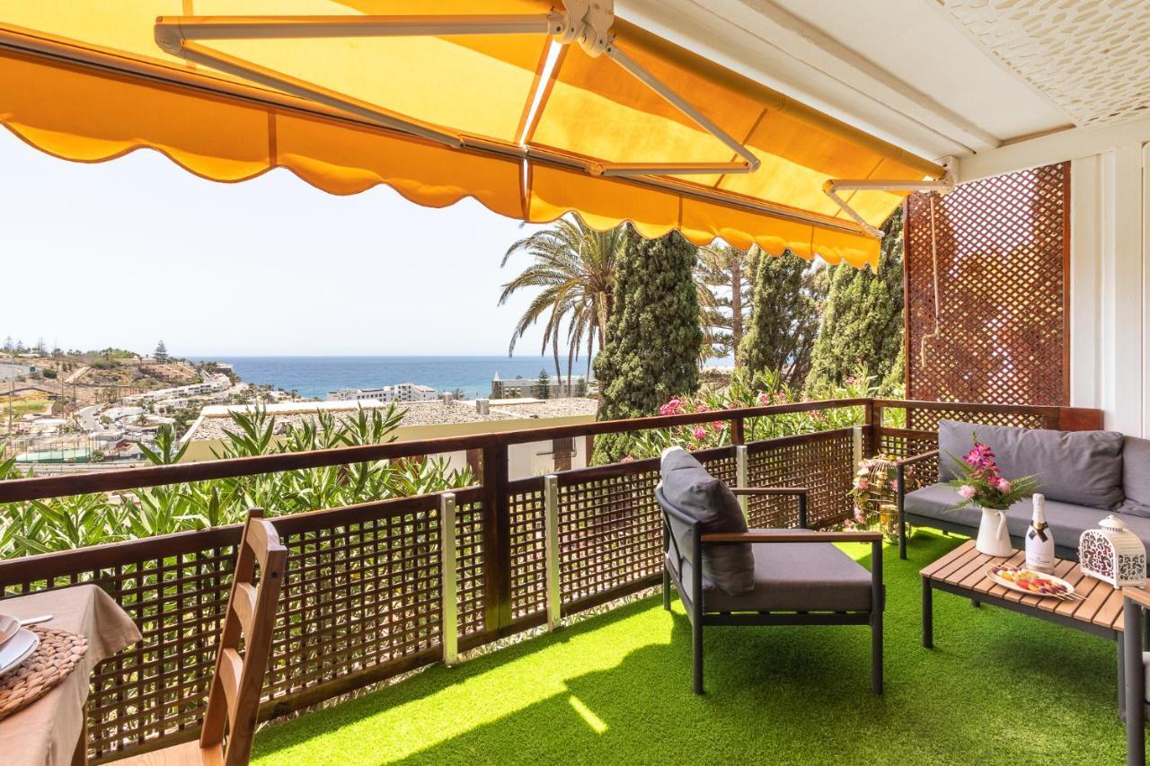 Апартаменты Increible Terraza Con Vistas Al Mar En San Agustin Экстерьер фото